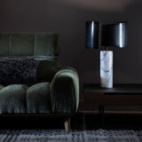 Hubbardton Forge 2023 Ink Lilac Marble Zen Table Lamp