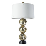 Hubbardton Forge 2023 Modern Brass Black Natural Anna Shade (SF) Pangea Tall Table Lamp
