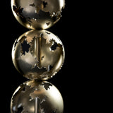 Hubbardton Forge 2023 Modern Brass Black Natural Anna Shade (SF) Pangea Tall Table Lamp