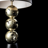 Hubbardton Forge 2023 Modern Brass Black Natural Anna Shade (SF) Pangea Tall Table Lamp