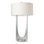 Hubbardton Forge 2023 Sterling Sterling Natural Anna Shade (SF) Cypress Table Lamp