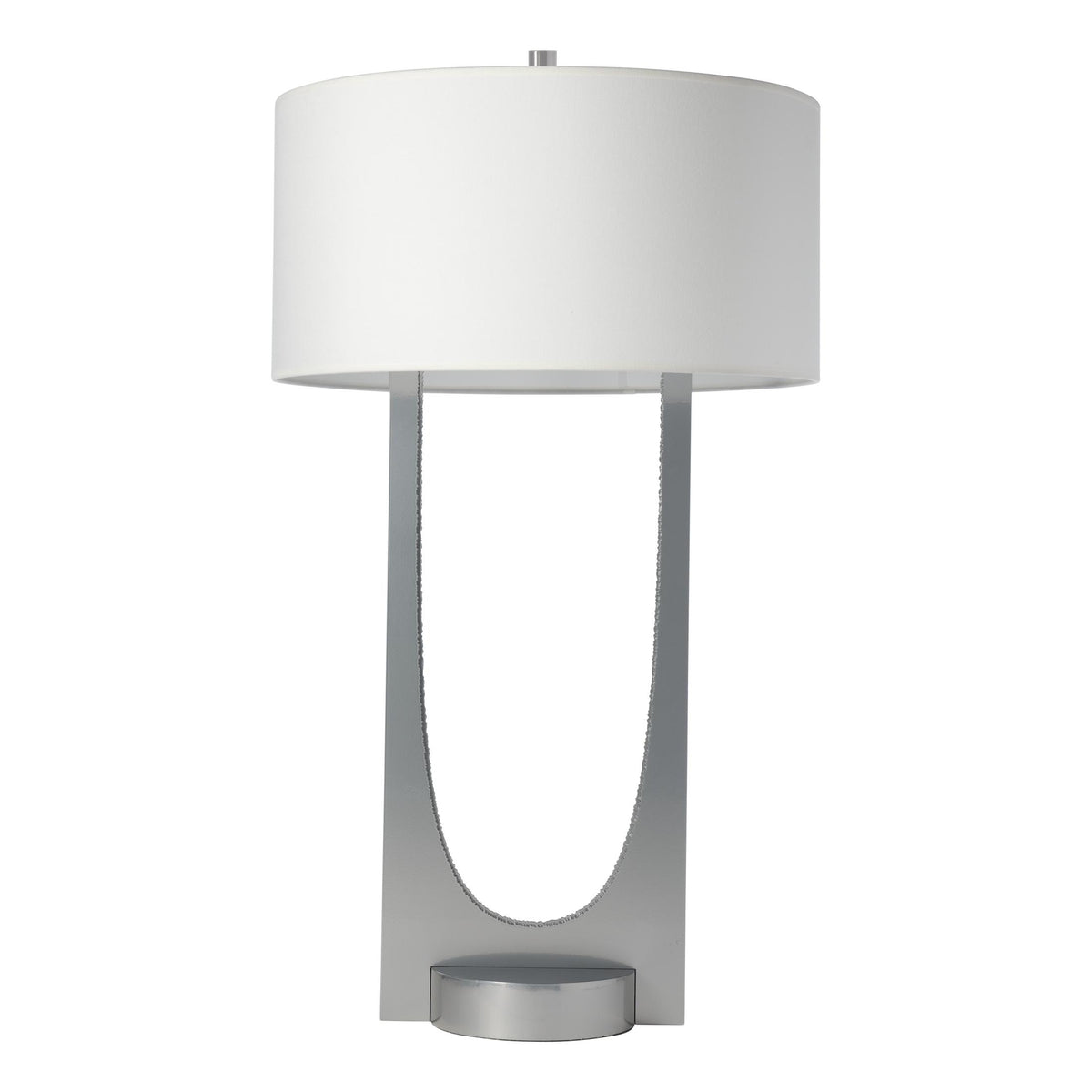 Hubbardton Forge 2023 Sterling Sterling Natural Anna Shade (SF) Cypress Table Lamp