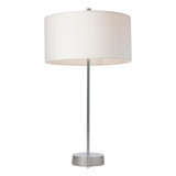 Hubbardton Forge 2023 Sterling Sterling Natural Anna Shade (SF) Cypress Table Lamp