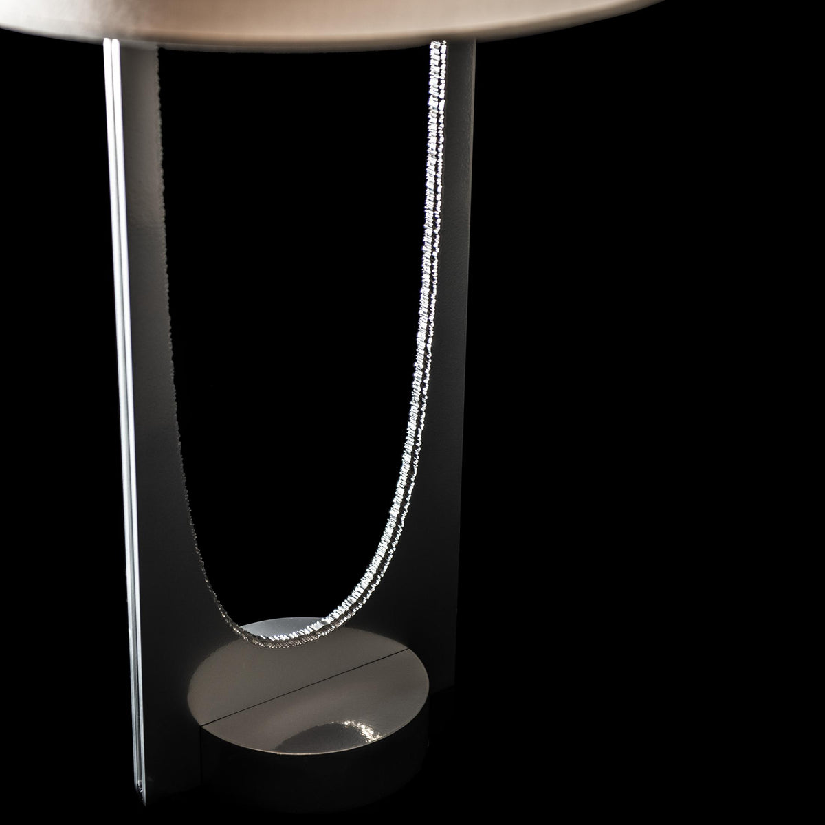 Hubbardton Forge 2023 Sterling Sterling Natural Anna Shade (SF) Cypress Table Lamp
