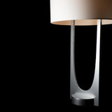 Hubbardton Forge 2023 Sterling Sterling Natural Anna Shade (SF) Cypress Table Lamp