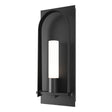Hubbardton Forge 2024 Coastal Black Opal Glass (GG) Triomphe Medium Outdoor Sconce