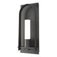 Hubbardton Forge 2024 Natural Iron Opal Glass (GG) Triomphe Large Outdoor Sconce