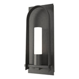 Hubbardton Forge 2024 Natural Iron Opal Glass (GG) Triomphe Large Outdoor Sconce