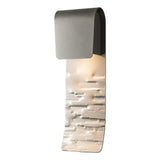 Hubbardton Forge 2024 Coastal Burnished Steel Element Small Outdoor Sconce