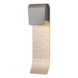 Hubbardton Forge 2024 Coastal Burnished Steel Element Medium Outdoor Sconce