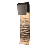 Hubbardton Forge 2024 Coastal Dark Smoke Element Large Outdoor Sconce