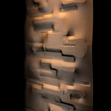 Hubbardton Forge 2024 Coastal Dark Smoke Element Large Outdoor Sconce