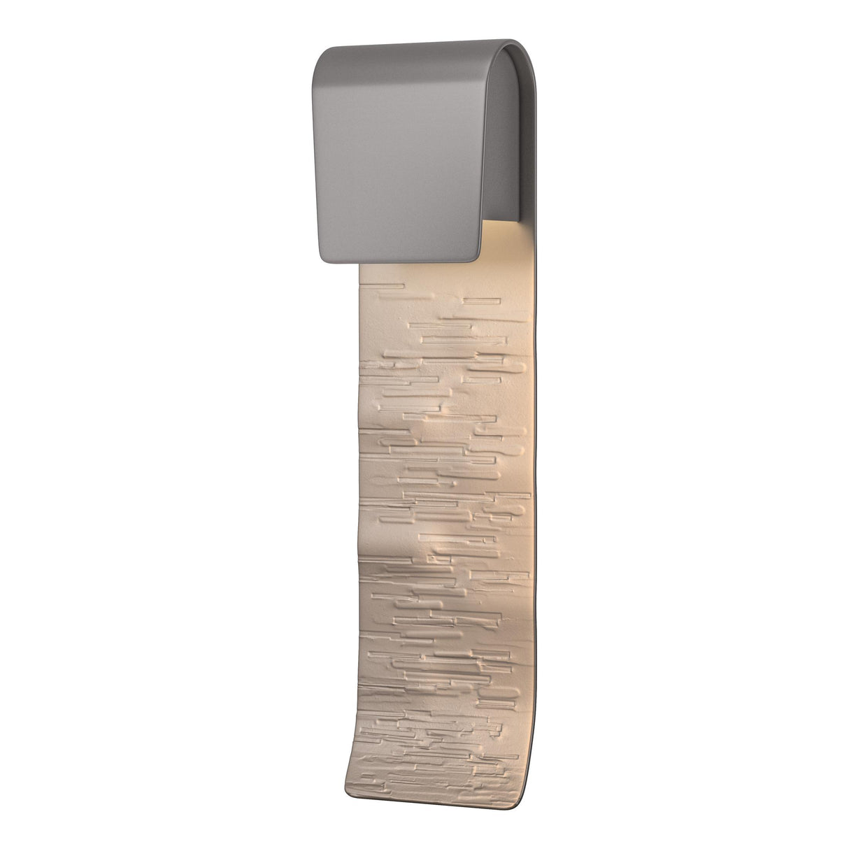 Hubbardton Forge 2024 Coastal Burnished Steel Element Large Outdoor Sconce
