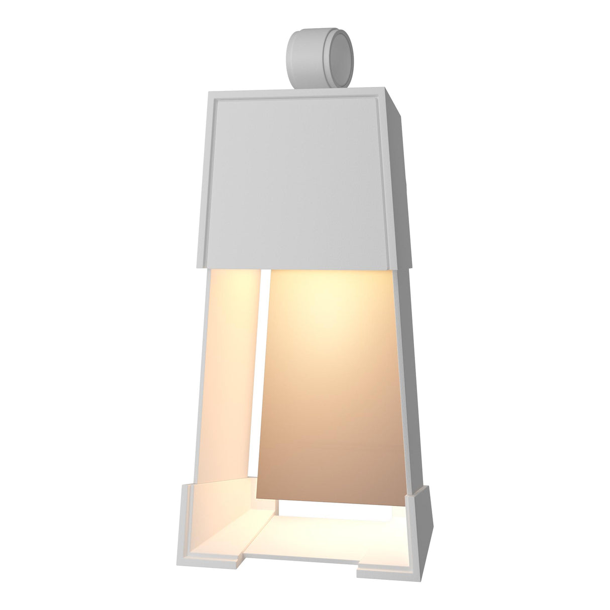 Hubbardton Forge 2024 Coastal White Coastal Burnished Steel Revere Small Outdoor Sconce