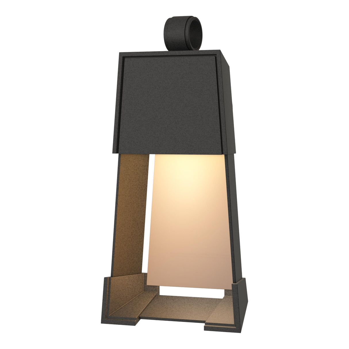 Hubbardton Forge 2024 Natural Iron Coastal Burnished Steel Revere Small Outdoor Sconce