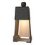 Hubbardton Forge 2024 Natural Iron Coastal Burnished Steel Revere Small Outdoor Sconce