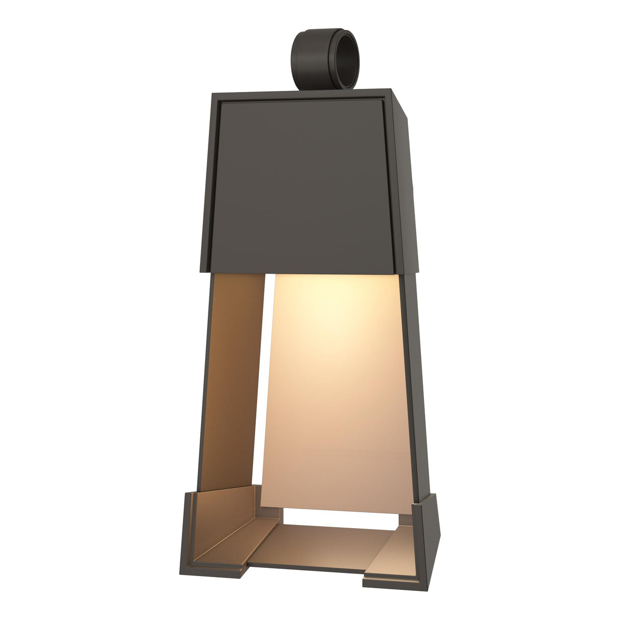 Hubbardton Forge 2024 Coastal Dark Smoke Coastal Burnished Steel Revere Small Outdoor Sconce