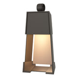Hubbardton Forge 2024 Coastal Dark Smoke Coastal Burnished Steel Revere Small Outdoor Sconce