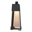 Hubbardton Forge 2024 Coastal Black Coastal Burnished Steel Revere Medium Outdoor Sconce