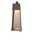 Hubbardton Forge 2024 Coastal Bronze Coastal Burnished Steel Revere Large Outdoor Sconce