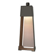 Hubbardton Forge 2024 Coastal Dark Smoke Coastal Burnished Steel Revere Large Outdoor Sconce