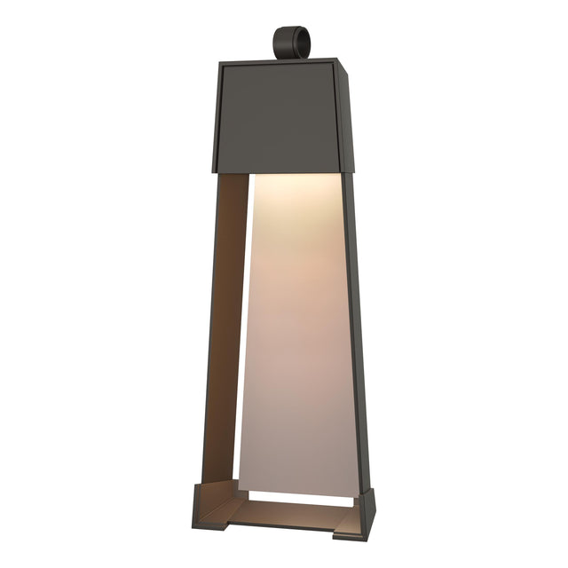 Hubbardton Forge 2024 Coastal Dark Smoke Coastal Burnished Steel Revere Large Outdoor Sconce