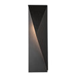 Hubbardton Forge 2024 Coastal Black Right Carbon Small Outdoor Sconce