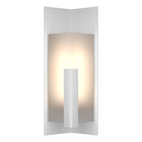 Hubbardton Forge 2024 Coastal White Frosted Glass (FD) Summit Small Outdoor Sconce