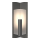 Hubbardton Forge 2024 Natural Iron Frosted Glass (FD) Summit Small Outdoor Sconce