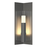 Hubbardton Forge 2024 Natural Iron Clear Glass (ZM) Summit Small Outdoor Sconce