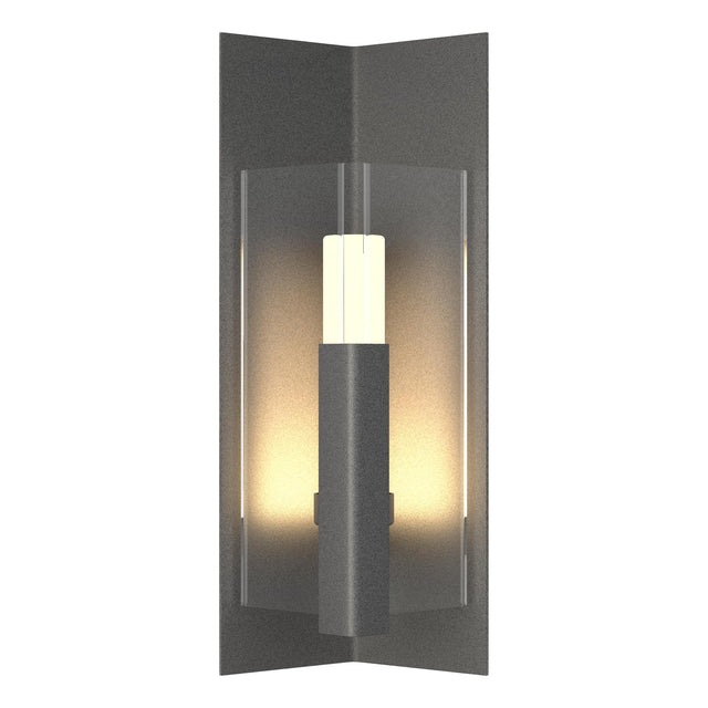 Hubbardton Forge 2024 Natural Iron Clear Glass (ZM) Summit Small Outdoor Sconce