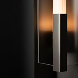 Hubbardton Forge 2024 Coastal Dark Smoke Clear Glass (ZM) Summit Small Outdoor Sconce