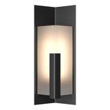 Hubbardton Forge 2024 Coastal Black Frosted Glass (FD) Summit Small Outdoor Sconce