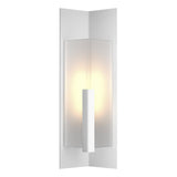 Hubbardton Forge 2024 Coastal White Frosted Glass (FD) Summit Medium Outdoor Sconce