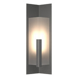 Hubbardton Forge 2024 Natural Iron Frosted Glass (FD) Summit Medium Outdoor Sconce