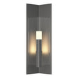 Hubbardton Forge 2024 Natural Iron Clear Glass (ZM) Summit Medium Outdoor Sconce