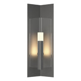 Hubbardton Forge 2024 Natural Iron Clear Glass (ZM) Summit Medium Outdoor Sconce