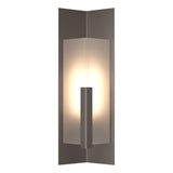 Hubbardton Forge 2024 Coastal Dark Smoke Frosted Glass (FD) Summit Medium Outdoor Sconce