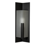 Hubbardton Forge 2024 Coastal Black Frosted Glass (FD) Summit Medium Outdoor Sconce