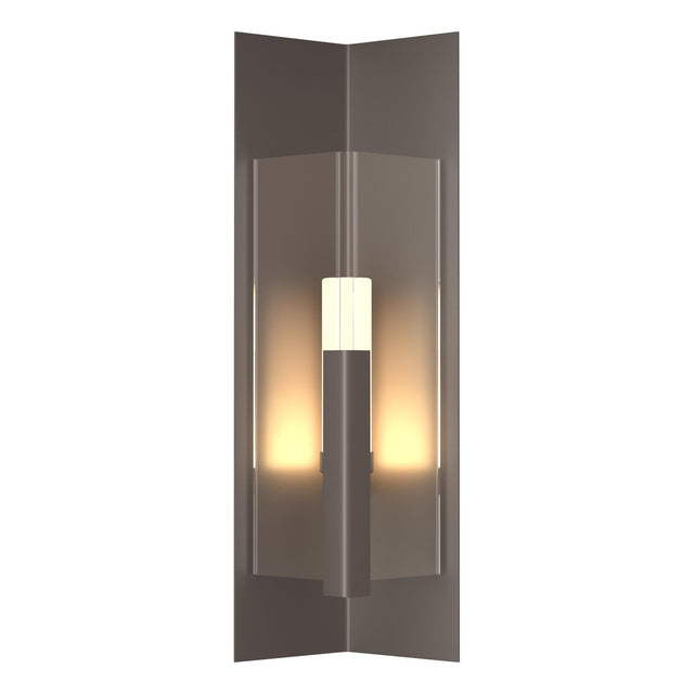 Hubbardton Forge 2024 Coastal Dark Smoke Clear Glass (ZM) Summit Medium Outdoor Sconce