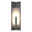 Hubbardton Forge 2024 Natural Iron Frosted Glass (FD) Summit Large Outdoor Sconce