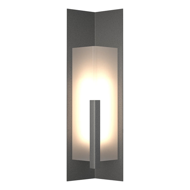 Hubbardton Forge 2024 Natural Iron Frosted Glass (FD) Summit Large Outdoor Sconce