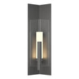 Hubbardton Forge 2024 Natural Iron Clear Glass (ZM) Summit Large Outdoor Sconce