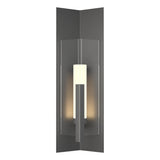 Hubbardton Forge 2024 Natural Iron Clear Glass (ZM) Summit Large Outdoor Sconce