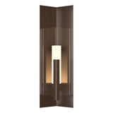 Hubbardton Forge 2024 Coastal Bronze Clear Glass (ZM) Summit Large Outdoor Sconce