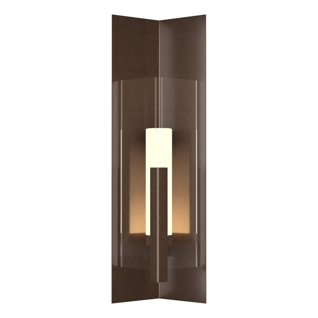 Hubbardton Forge 2024 Coastal Bronze Clear Glass (ZM) Summit Large Outdoor Sconce