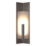 Hubbardton Forge 2024 Coastal Dark Smoke Frosted Glass (FD) Summit Large Outdoor Sconce