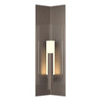 Hubbardton Forge 2024 Coastal Dark Smoke Clear Glass (ZM) Summit Large Outdoor Sconce
