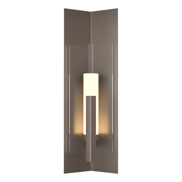 Hubbardton Forge 2024 Coastal Dark Smoke Clear Glass (ZM) Summit Large Outdoor Sconce