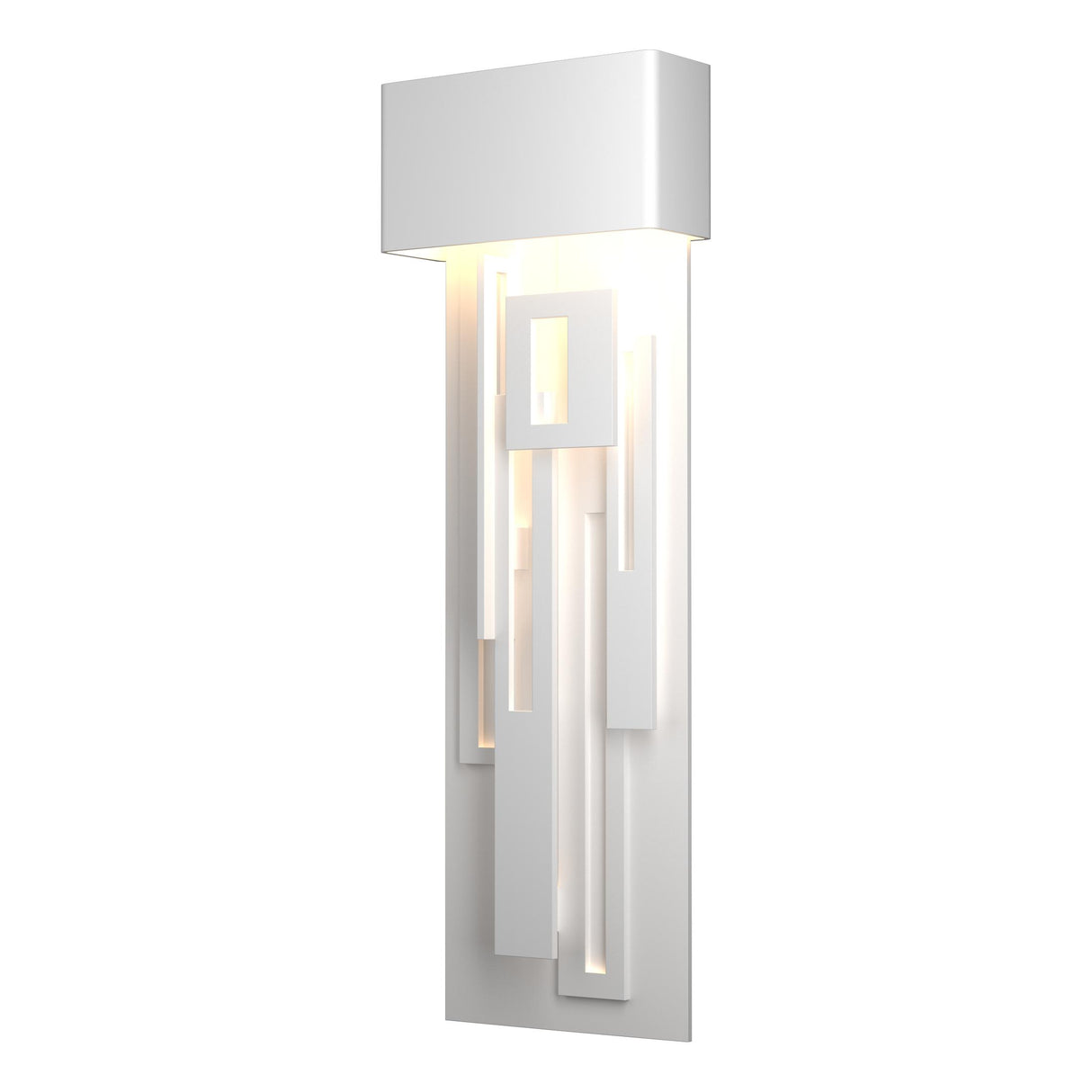 Hubbardton Forge 2016 Coastal White Collage Large Dark Sky Friendly LED Outdoor Sconce